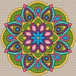 (image for) Springtime Flower Mandala